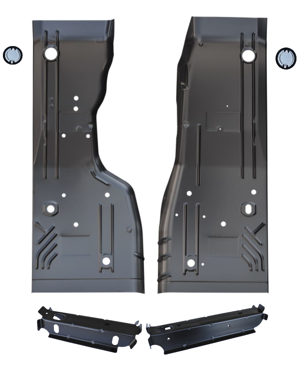 1995-2001 Cherokee XJ Front And Rear Floor Pan W/Seat Braces img