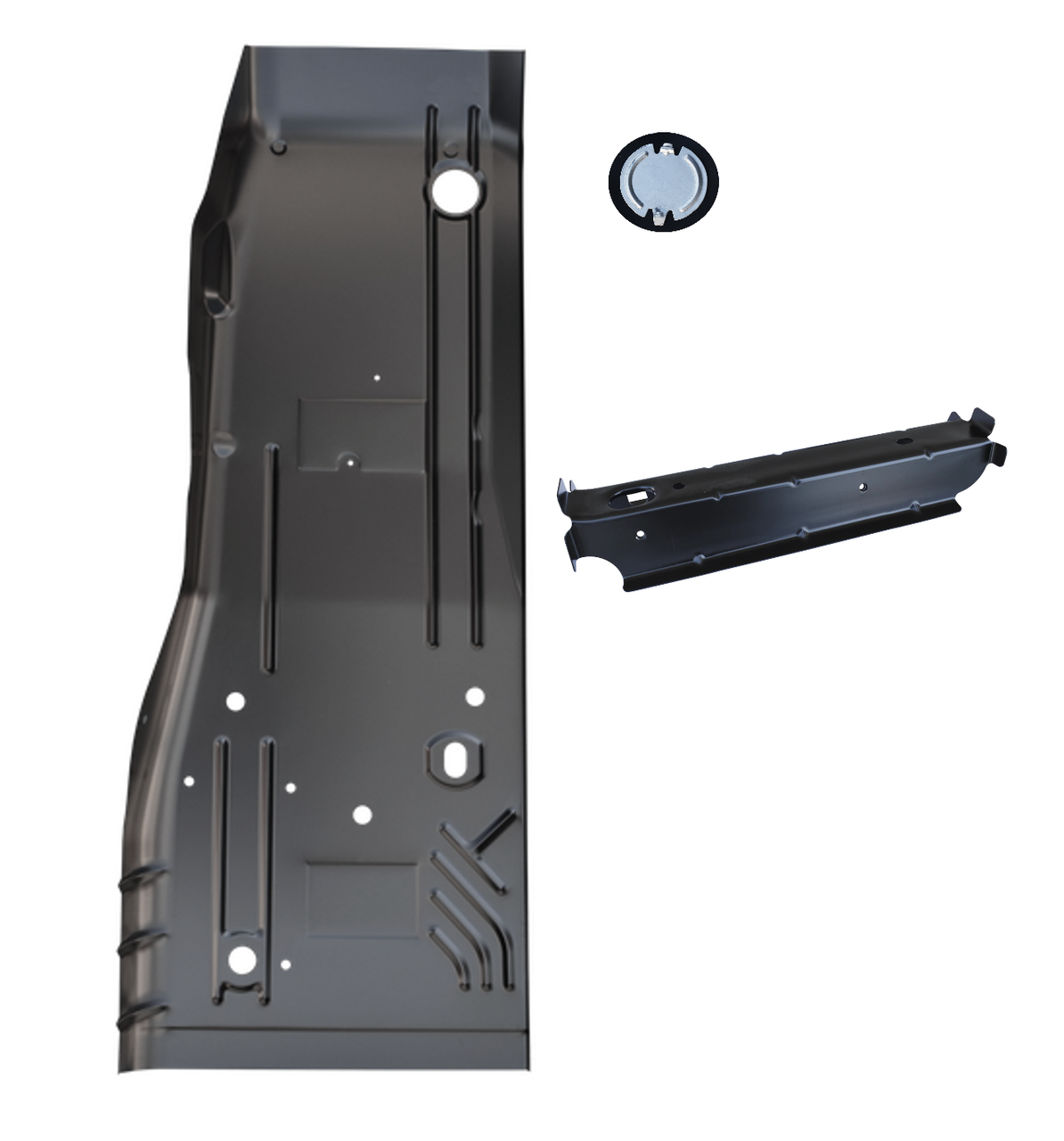 Rh 1995-2001 Cherokee XJ Front And Rear Floor Pan W/Seat Brace img