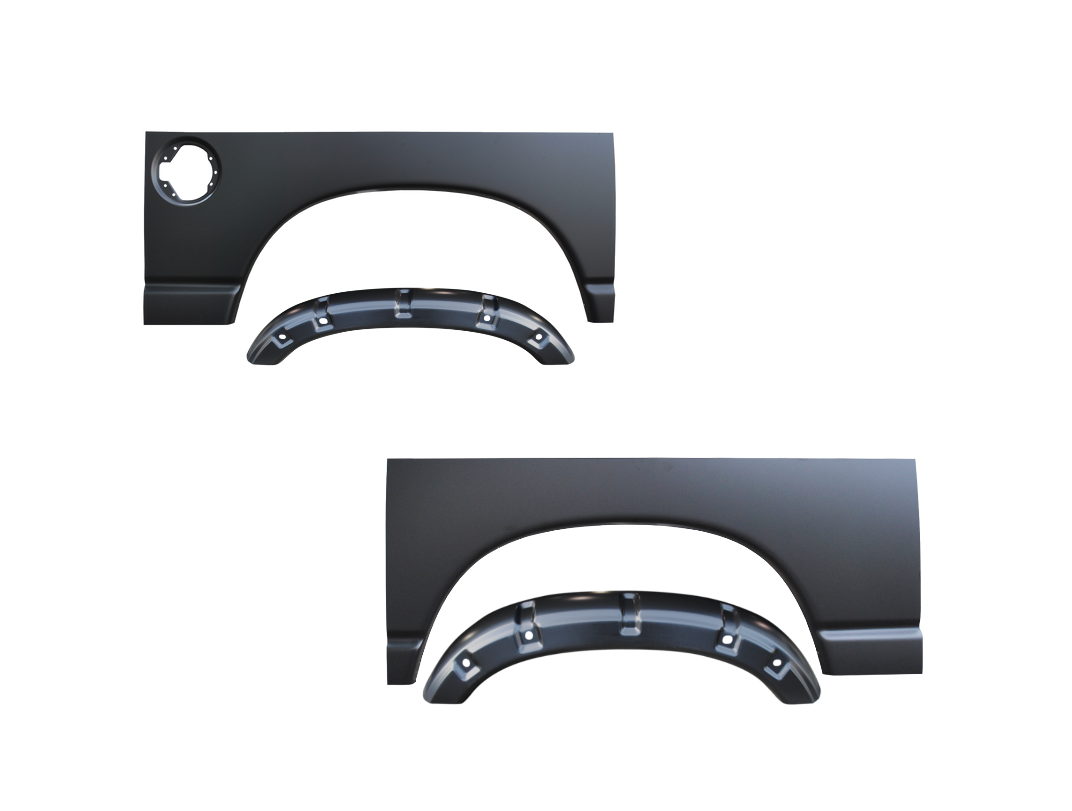 2002-2008 Dodge Ram Rear Wheelarch Outer Wheelhouse SET With Fuel Hole Cut-out img