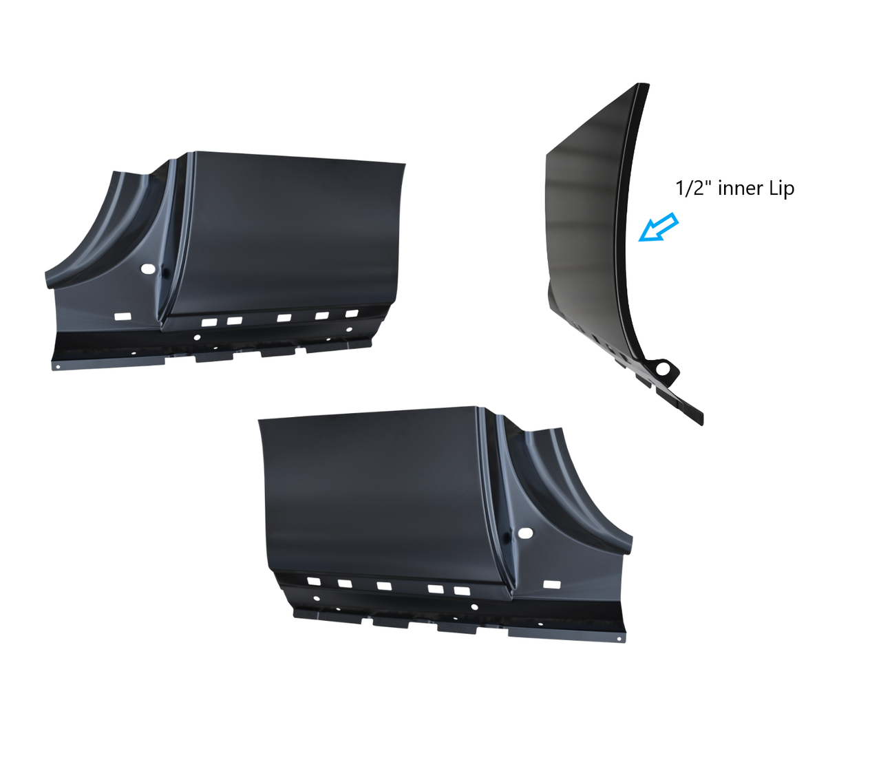 Front section of Rear Quarter Panel 2008-2023 Dodge Challenger-Both Sides img