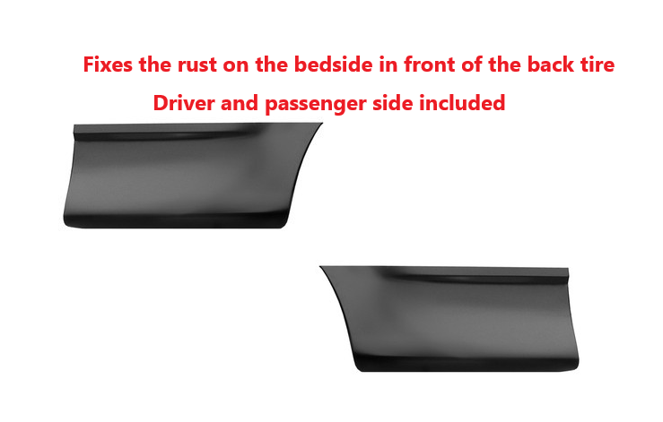 1997-2003 Ford F150 Pickup Shortbed Bedside Lower Front Sections-PAIR img