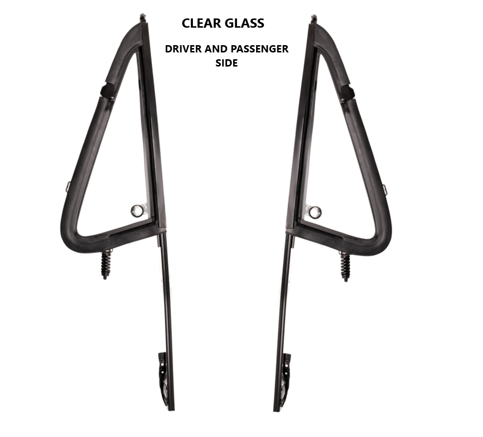 1981-1987 Chevy Gmc Truck Blazer Suburban Clear Vent Window Assembly-PAIR img