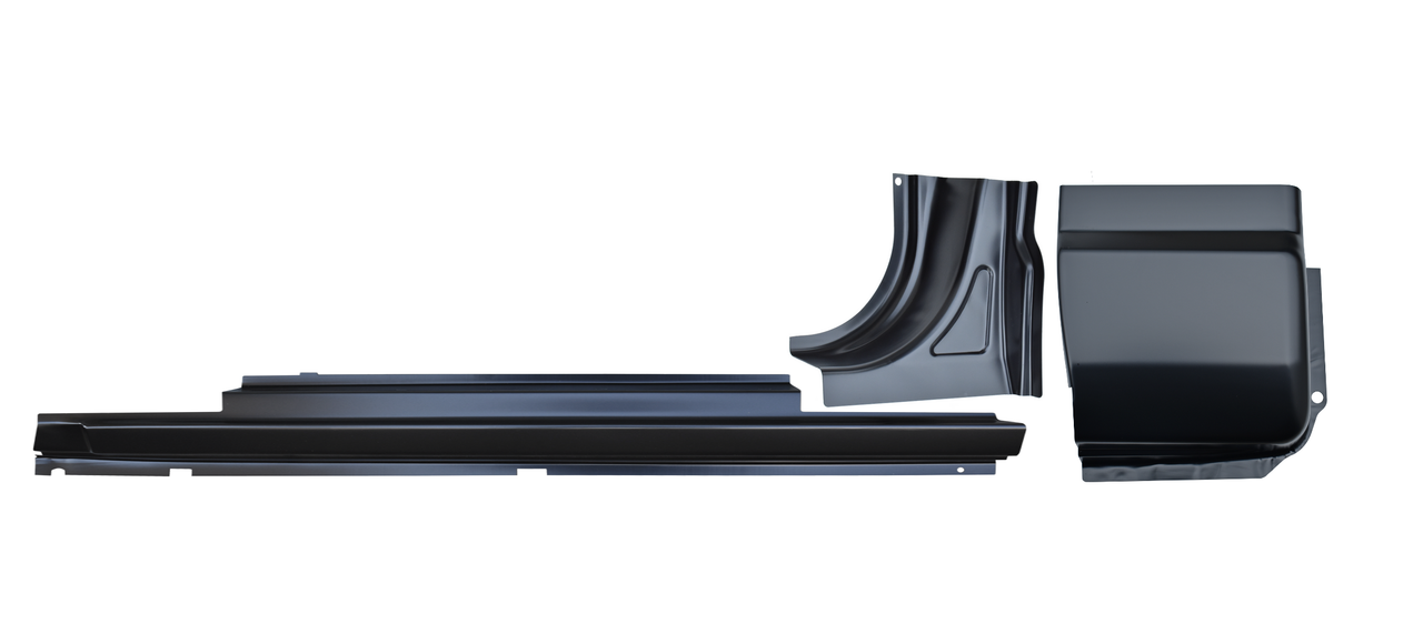 Lh 1986-1992 Comanche MJ-Series Pickup OE Outer Rocker Rear Pillar Cab Corner img