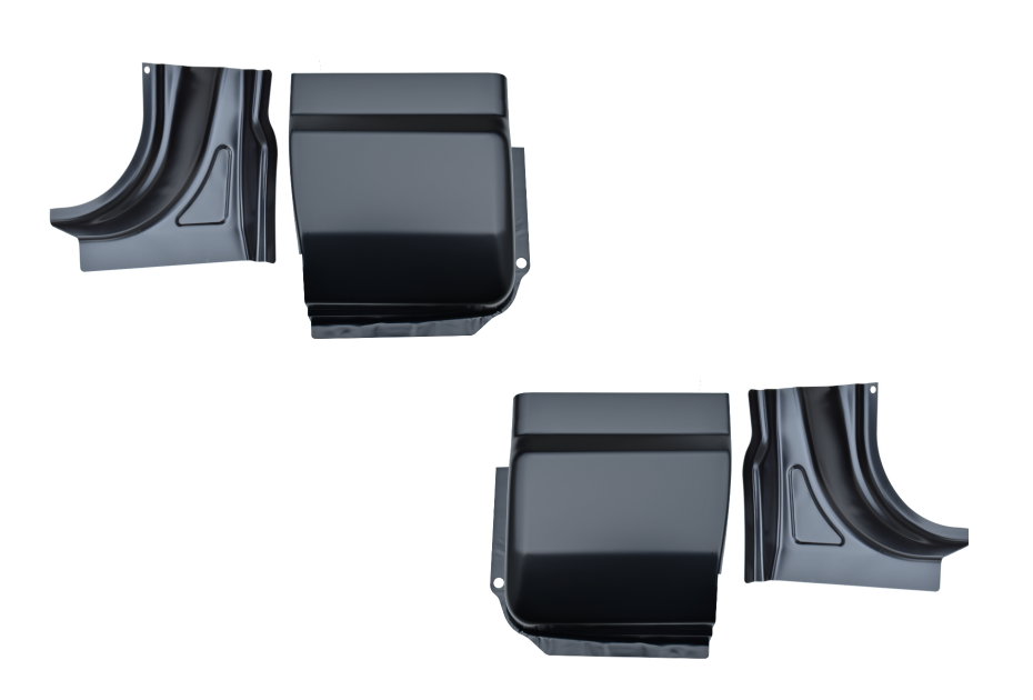 1986-1992 Jeep Comanche Outer Cab Corner and Rear Pillar SET img