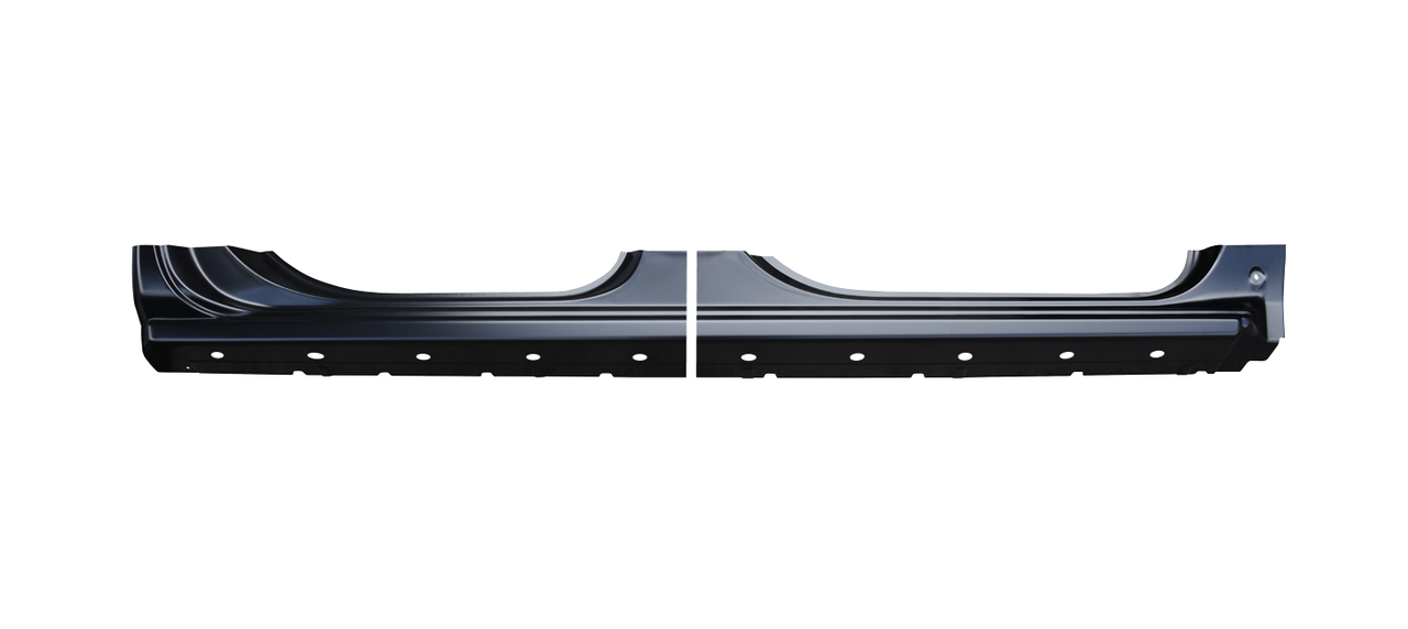 Rh 2014-2018 Chevy Gmc Pickup 2 Piece Style Outer Rocker Panel Fits 40 inch Door img