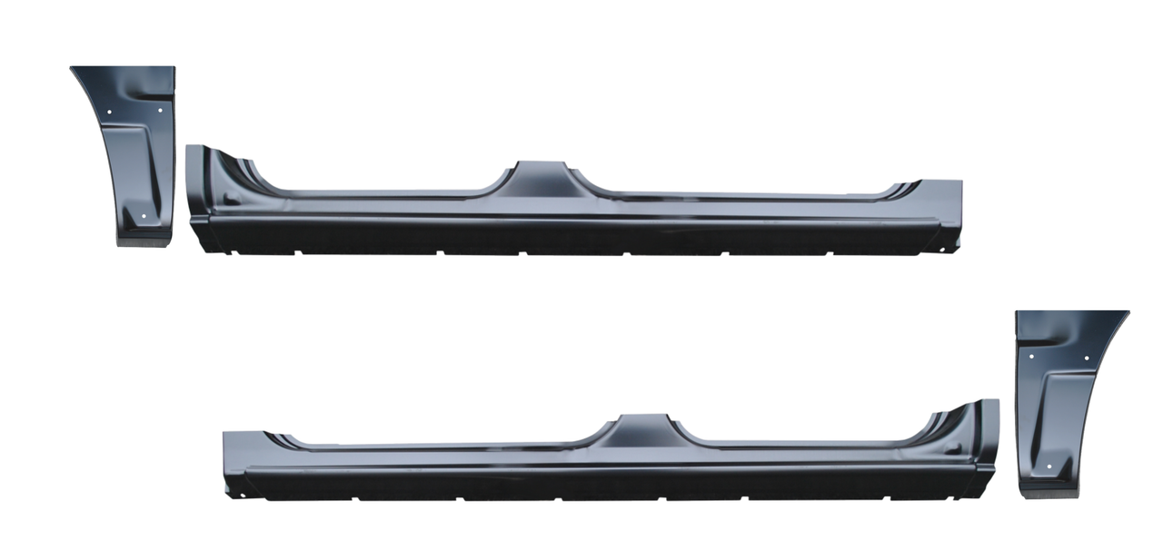 2002-06 Avalanche OE Style Rockers/Quarter Front Sections For models w/Cladding img