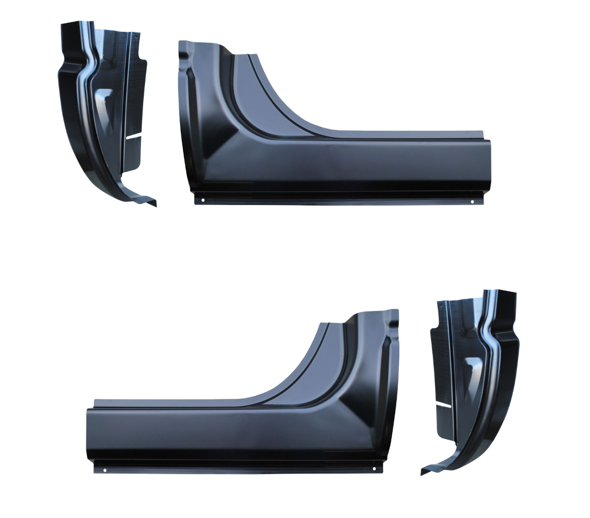 2002-2008 Dodge Ram Quad Cab Rear Door Rocker Panels & Cab Corners-SET img