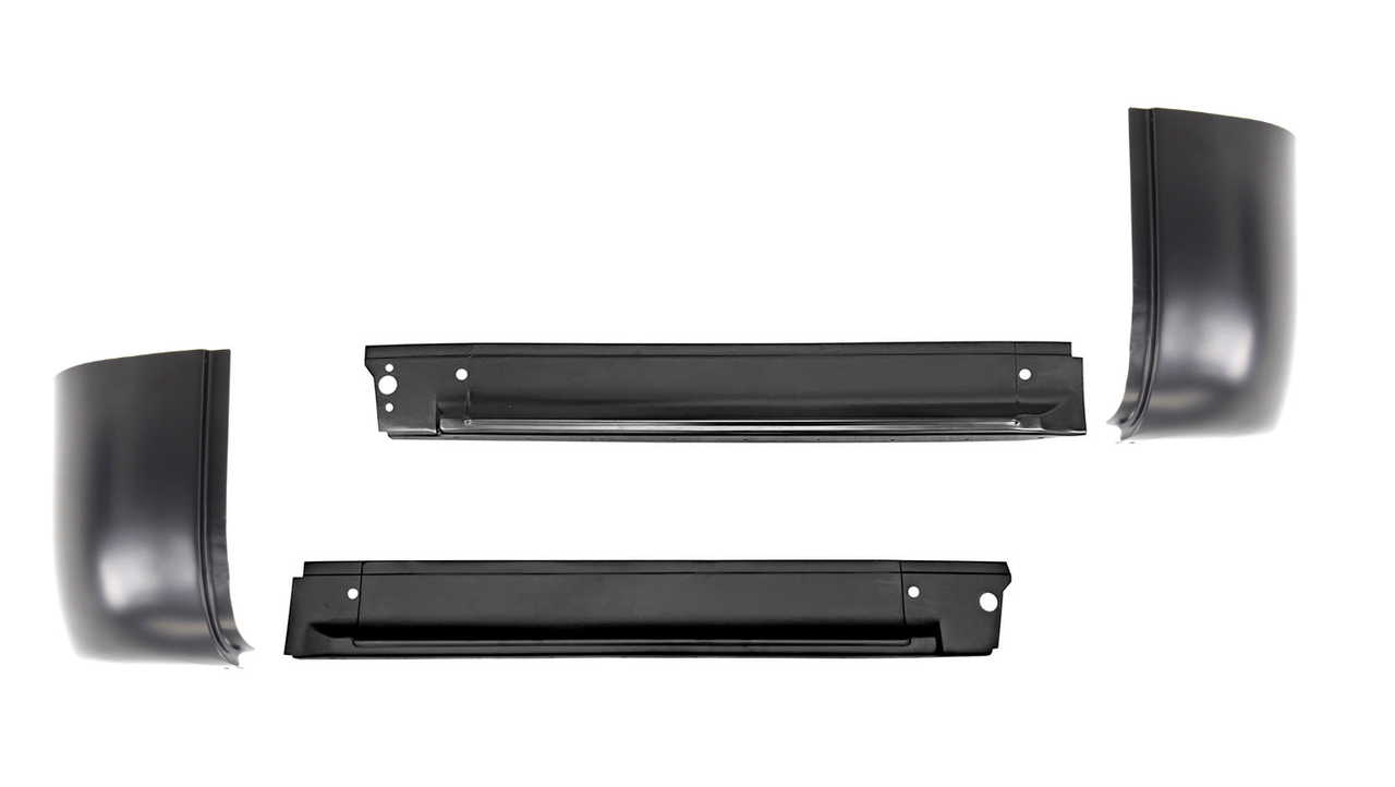 1947-1955 Chevy Gmc Pickup Oe Style Rocker Panel Cab Corner Set img