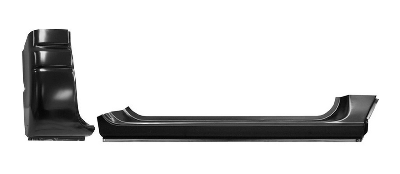 Rh 1994-2001 Dodge Ram Pickup Rocker Panel Cab Corner Set Fits 2 DR img