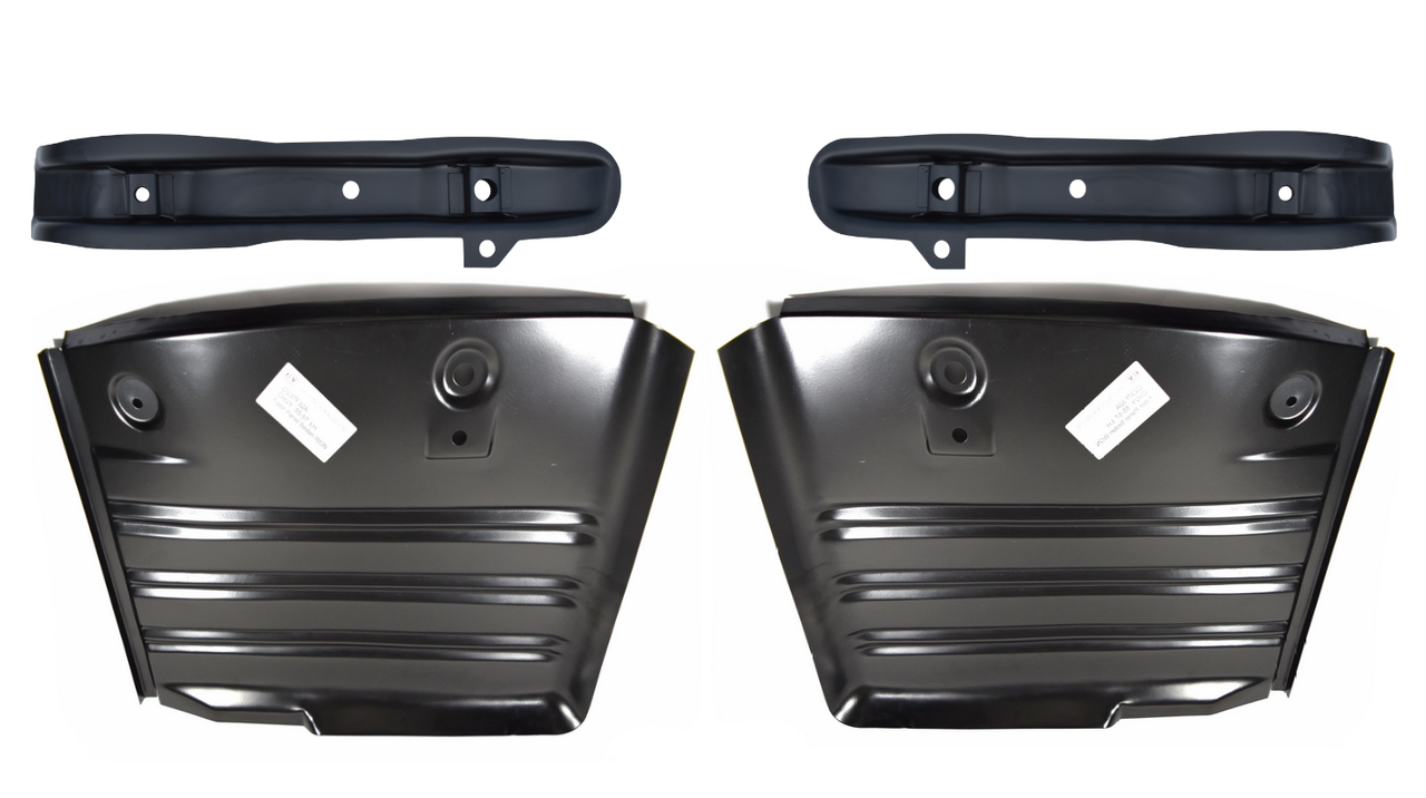 1955-1957 Chevy Bel Air Front Floor Pan Patch Set with Front Braces img