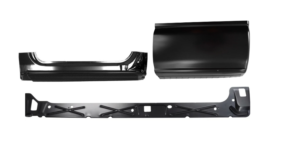 Lh 1999-2000 Silverado Sierra Full Outer / Inner Rocker & Cab Corner For 3 Door img