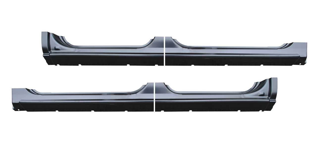 1999-2006 Chevy Gmc Truck Full Rocker Panel SET Fits 4 Door Crew Cab-2 Pc Style img