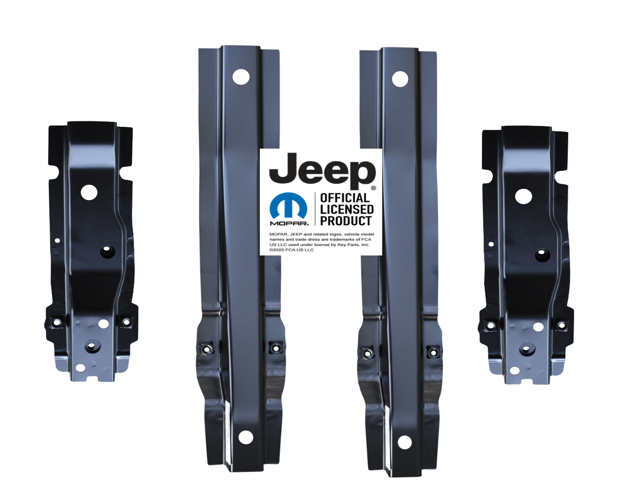 1976-1983 Jeep CJ5 Inboard/Outboard Floor Brace Set-4PCS img