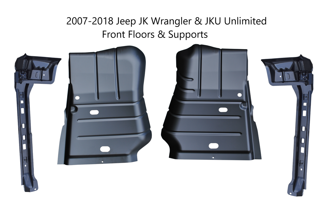 2007-2018 Jeep JK Wrangler & JKU Unlimited Front Floors & Supports img