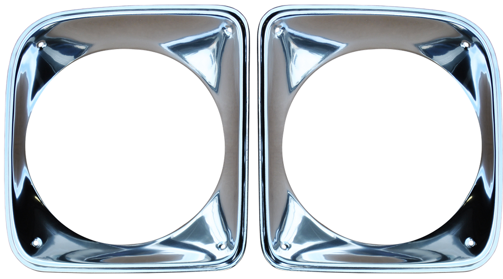 1967-1968 Chevy Truck Headlight Bezels Sold As A Pair img