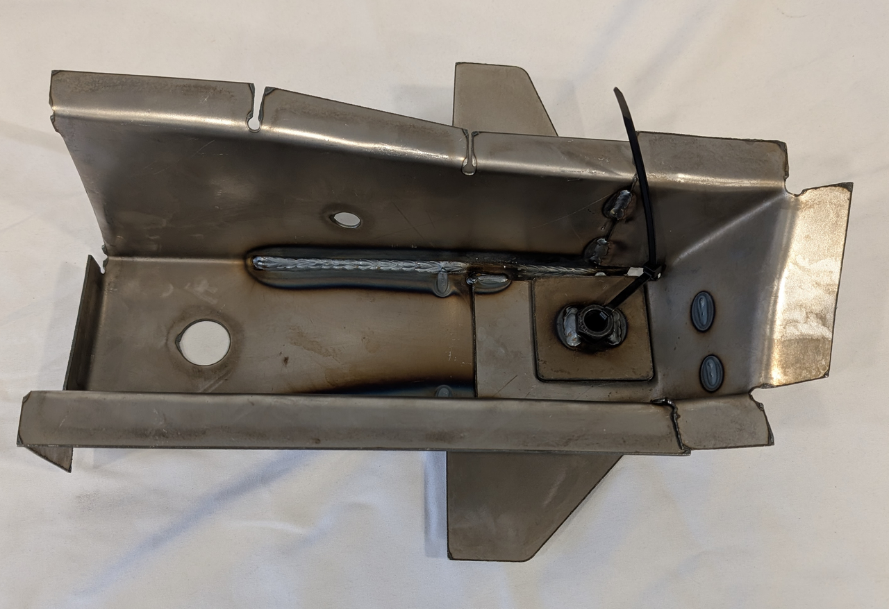 Lh 1972-1993 Dodge D/W Steel Front Cab Mount With Nutplate img