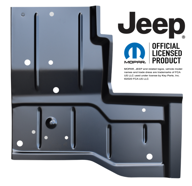 Lh 1976-1995 Jeep Wrangler Yj Cj7 Cj8 Rear Floor Pan img