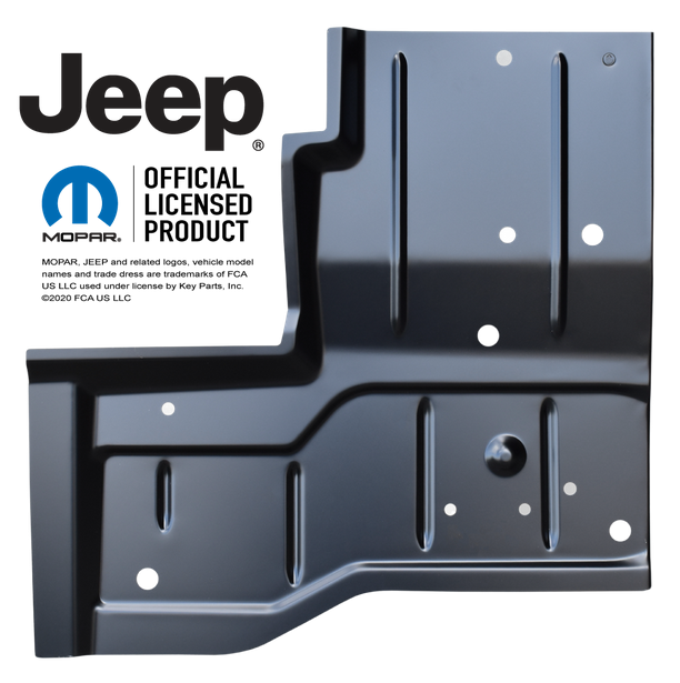 Rh 1976-1995 Jeep Wrangler YJ Cj7 Cj8 Rear Floor Pan img