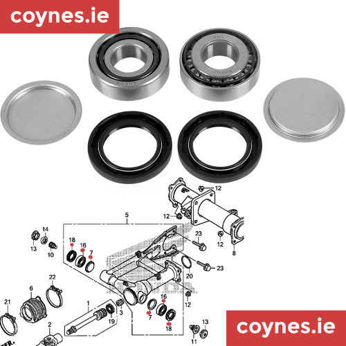 all balls 28-1056 honda trx Swing Arm Bearing And Seal Kit ireland