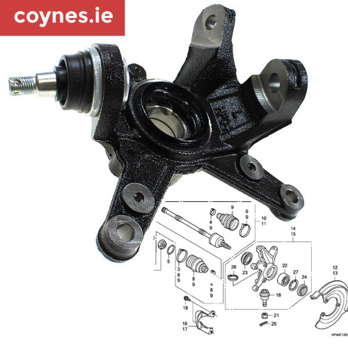 TRX520 L/H Front Knuckle Assembly 51250-HR3-A20