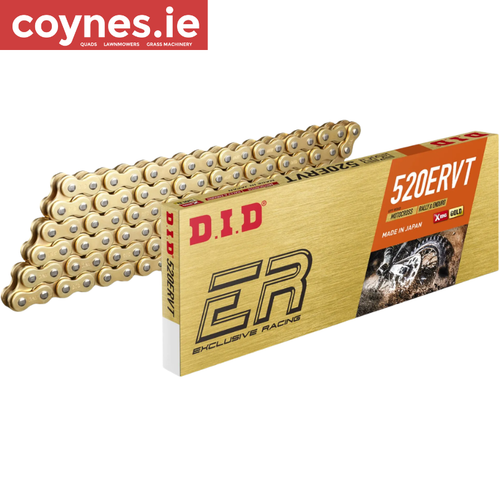 DID ERVT X-RING 520 / 116 Links Gold Motorcross / Enduro Chain
