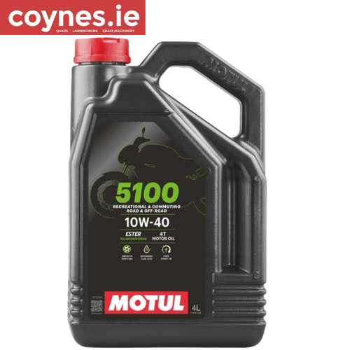 Motul 5100 10W40 Engine Oil 4 Litres Ireland