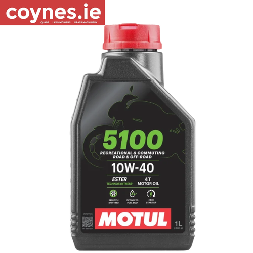 Motul 5100 10W40 Engine Oil 4 Litres Ireland