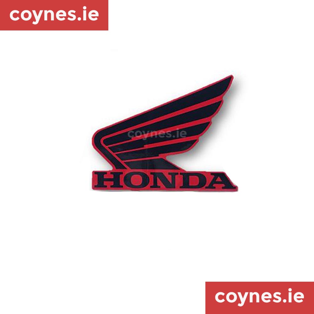 Honda Wing L/H Decal Black 86202-HR3-A20ZB | coynes.ie