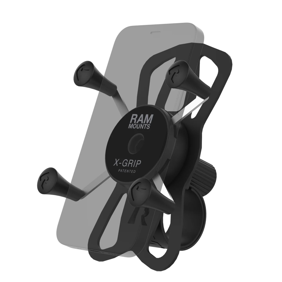 RAM® X-Grip® Phone Mount with RAM® Tough-Strap™ Handlebar Base - RAP-