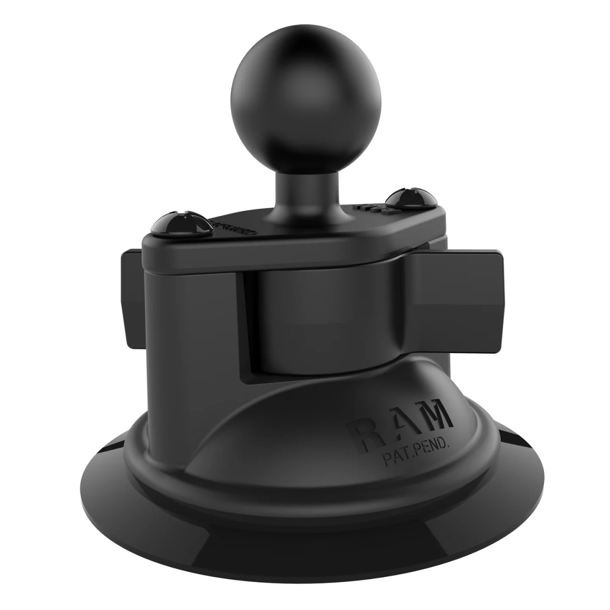 RAM® Twist-Lock™ Suction Cup Double Ball Mount - Medium