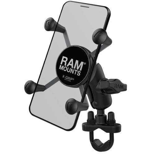 RAM® X-Grip® Phone Mount with Handlebar U-Bolt Base - Short - RAM-B-149Z-A-UN7U