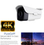 4K Ultra High Definition 8MP PureCel Sensor Weatherproof Bullet Day and Night Camera 3.6-11mm 3X Motorized Zoom Auto Focus Lens H.264/H.265 Compression IP Camera Onvif 2.4