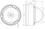 2K IP Starlight Dome Camera with Sony Starvis 5MP Sensor wide angle 2.8mm Lens Smart IR Vandal/Weather Proof  IP66 Indoor/Outdoor Housing with built in microphone (Special Price Limited Time)