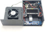 CMC TECH Metal Enclosure Case + PCI-E 2.0 1X M.2 Key E + SATA 2.5 inch HDD / 2.5" SSD 500MB/s Controller Board + 20W 5.3V 4A Power + 6020 Dual Ball Bearing Fan for NVIDIA Jetson Nano Development Kit