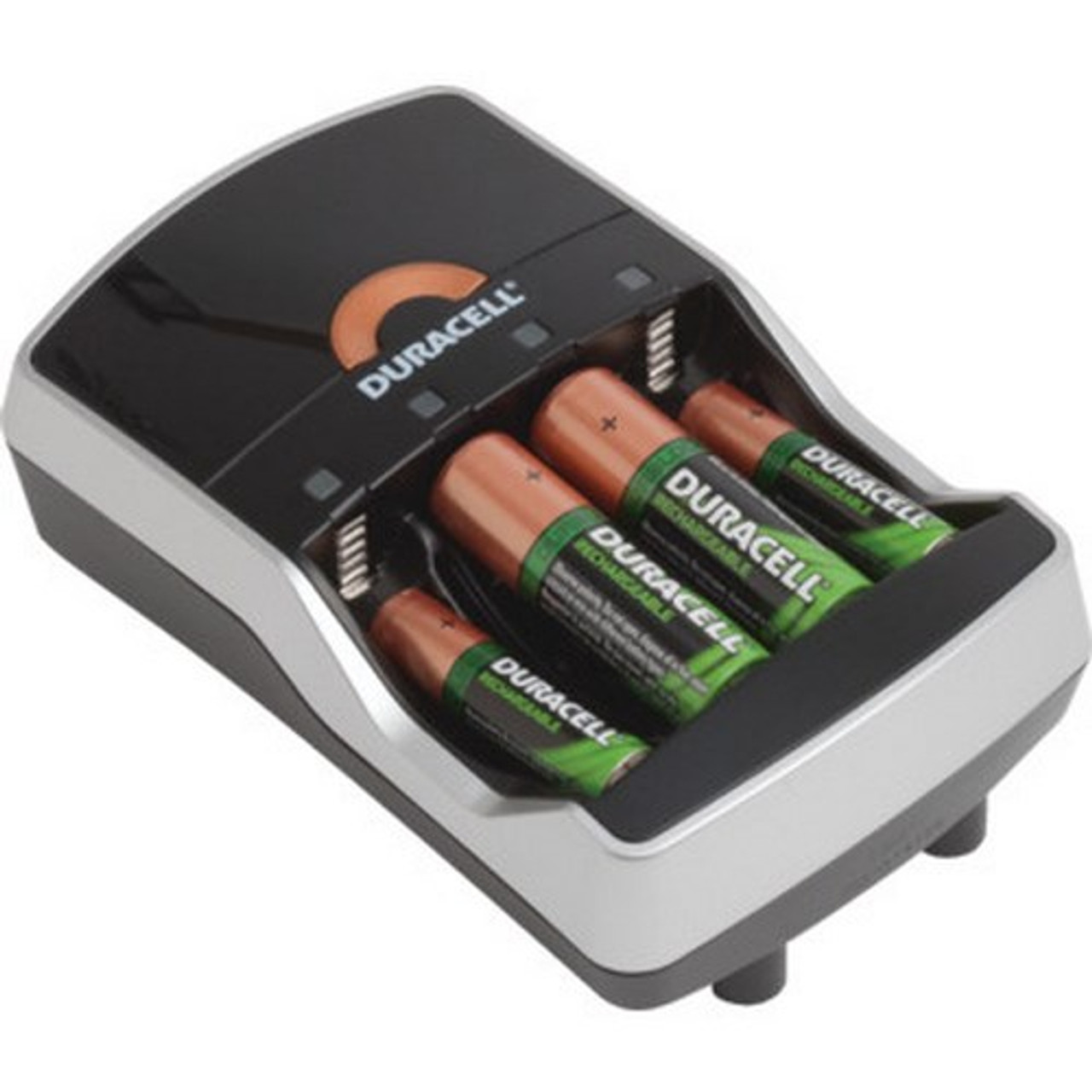 Duracell Coppertop Alkaline AA Battery Charger with 4 AA