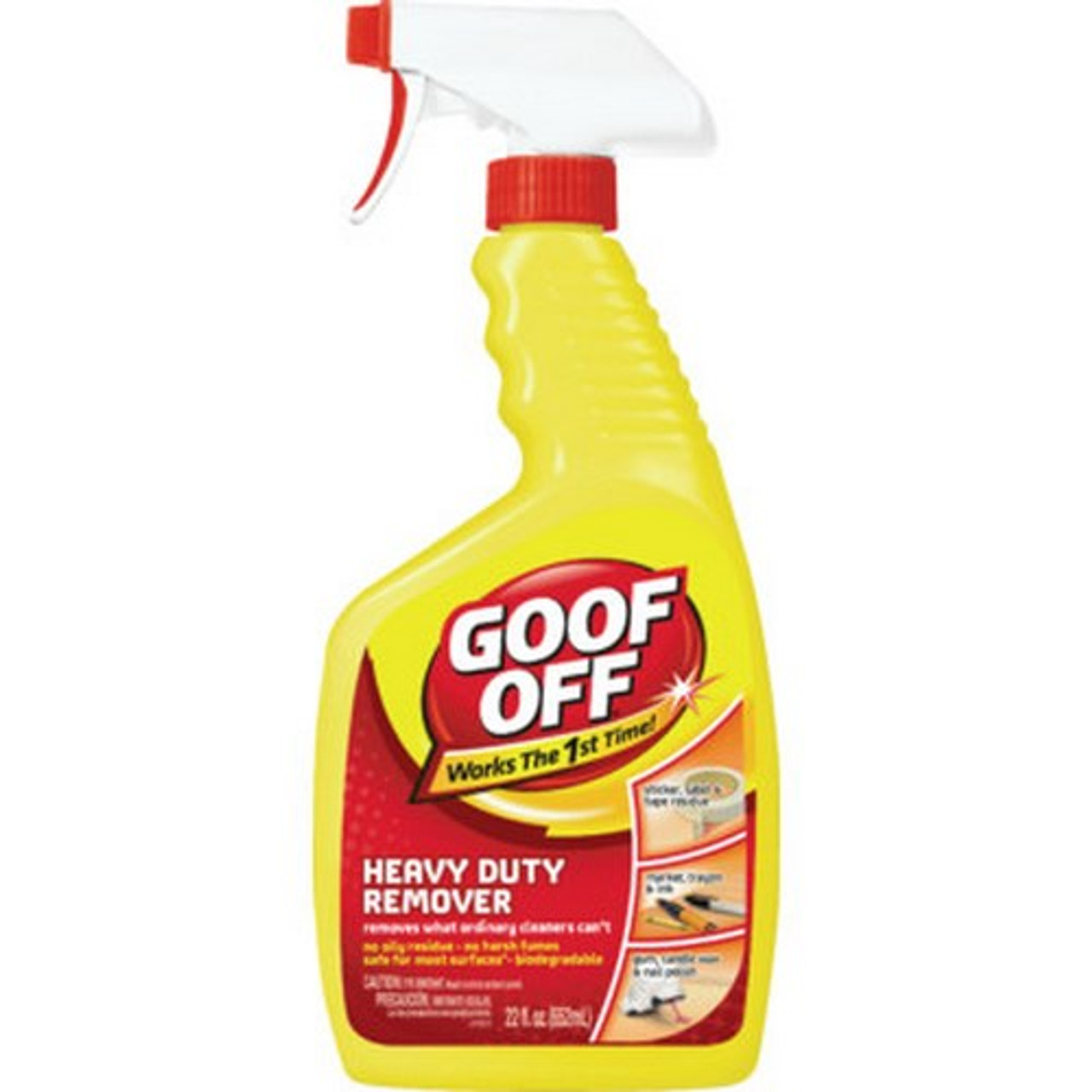 Goof Off Professional Strength Latex Paint and Adhesive Remover, 16 fl. oz.  