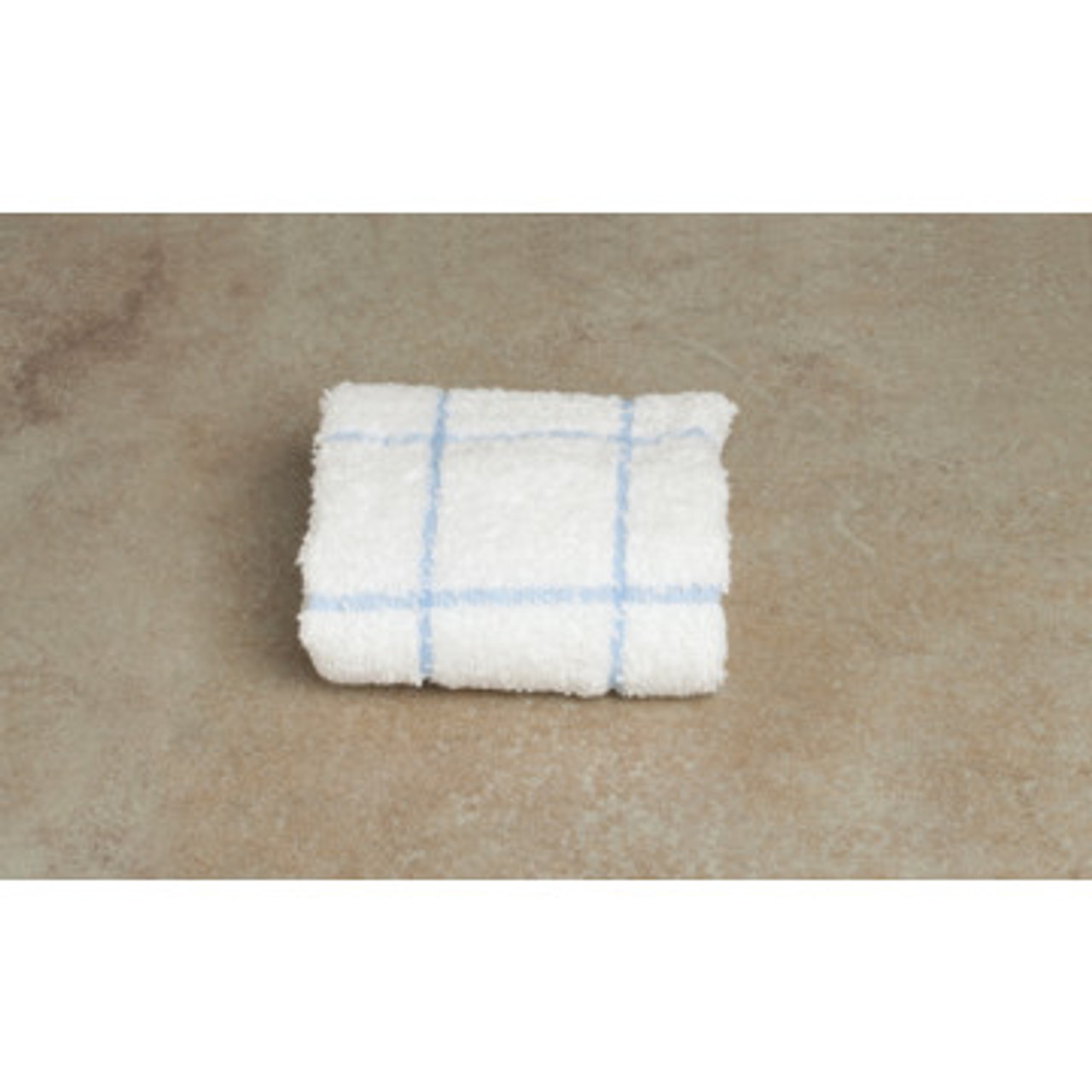 Dish Cloth, Blue and White Check