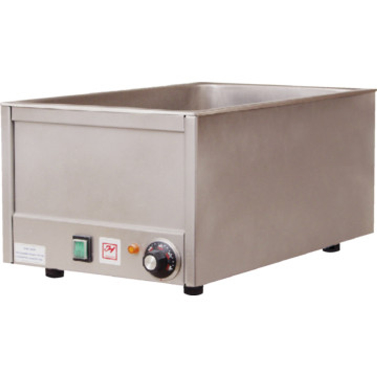 C.A.C. ELFW-1200, 22.5-inch Countertop Full-Size Stainless Steel Electric Food  Warmer, 1200W