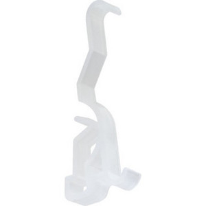 2"-Fauxwood-Valclip-White "Pkg Of 10"
