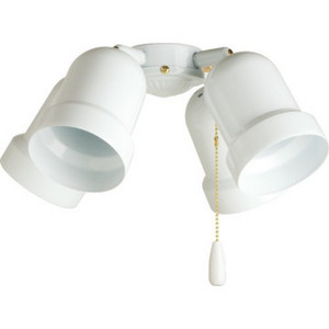 Ceiling Fan Bullet 4-Light Kit, White