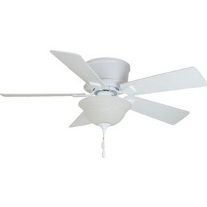 44" Clng Fan Seas Hm White Bwl Lgt