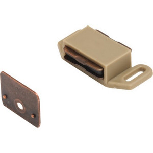 Tan Magnetic Cabinet Catch "Pkg Of 5"