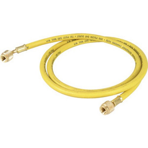 Refrigerant Hose, 36" Yellow W/Swivel