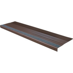 12" X 4' Blk Vinyl Tread