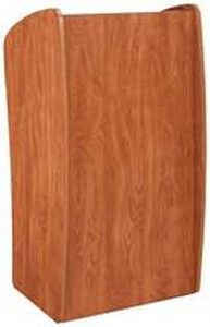 Basic Vision Floor Lectern, Wild Cherry
