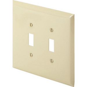 Jumbo Double Switch Plate "Pkg Of 10"