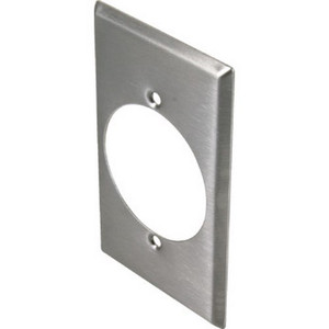 Ss Single Gang Receptacle Plate