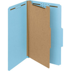 Pressbrd Folder Legal Bl "Pkg Of 5"