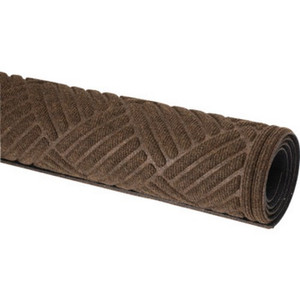 3 X 5' Cross Hatch Indoor Mat Walnut