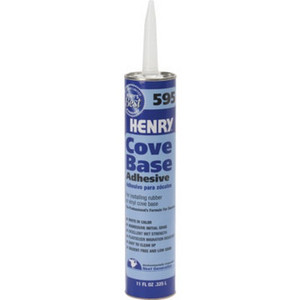 Henry# 595 Cove Base Adhesive 11Ounce
